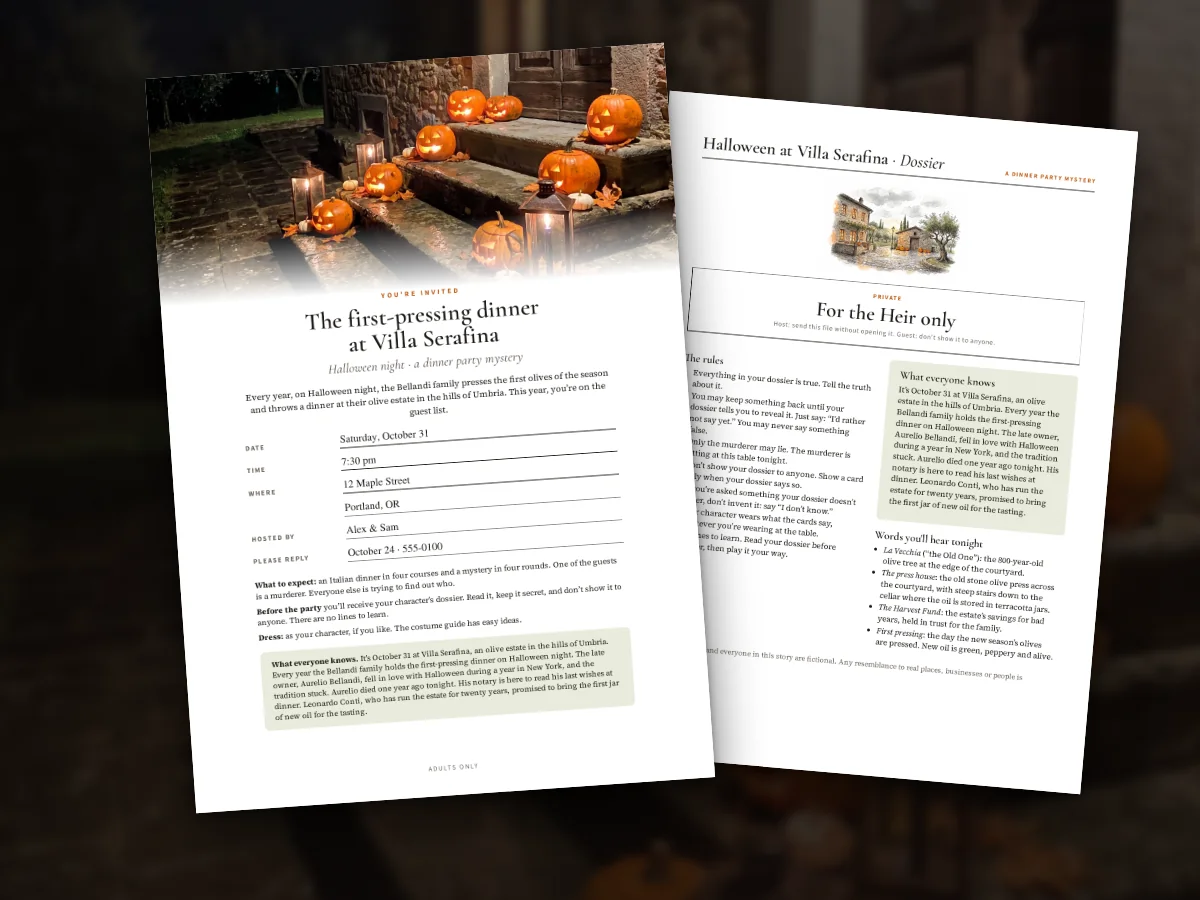 Send the invitation and the roles — real pages from the kit