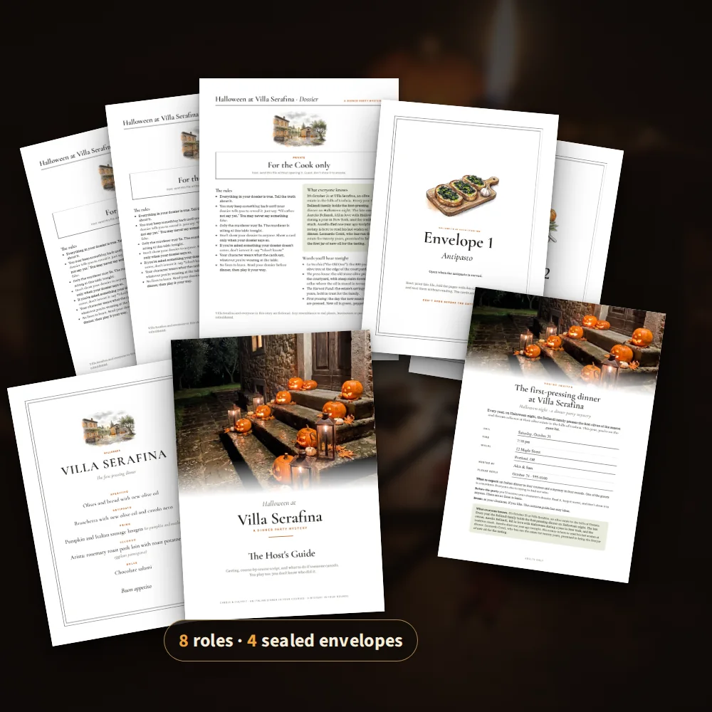 The Dinner digital dinner party kit